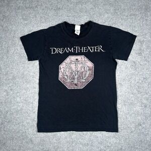 Dream Theater‎ T Shirt Men's Size Small 2013 Dream Theater Tour Graphic Faded